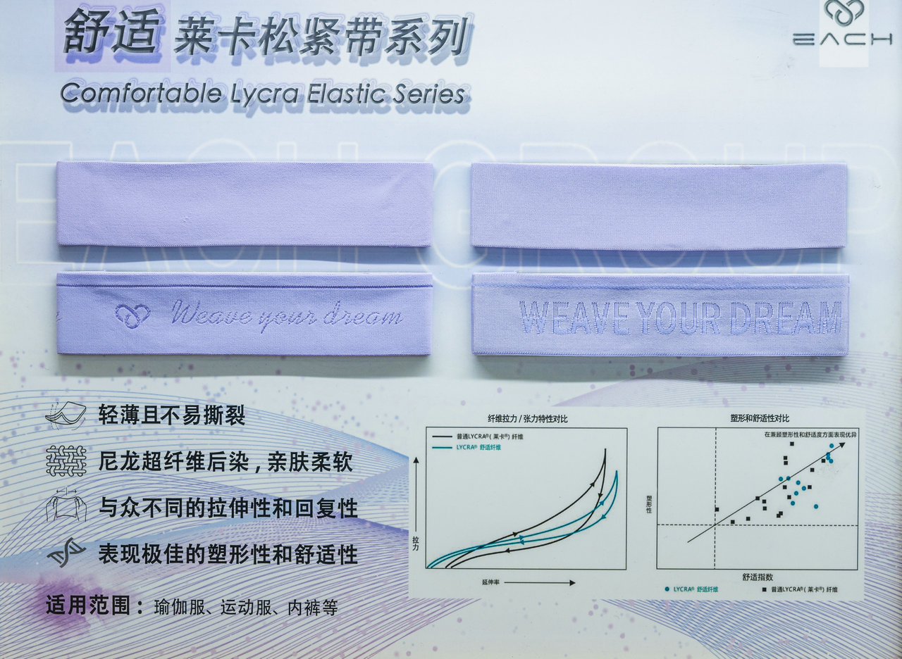 舒适 莱卡松紧带系列